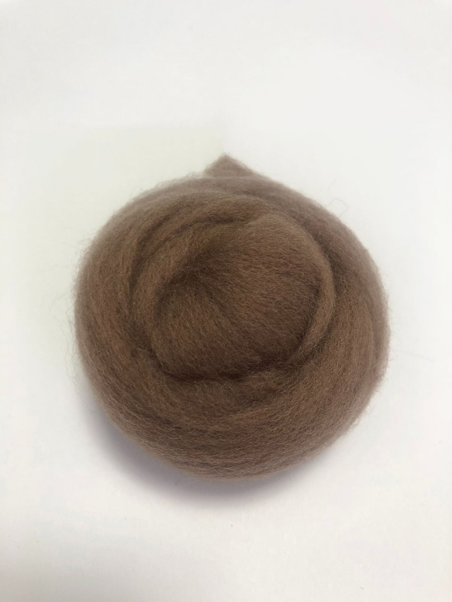 Needle Felting Wool Roving Walnut Khaki 66s Merino Wool Roving For Felting Needle Felting Supplies