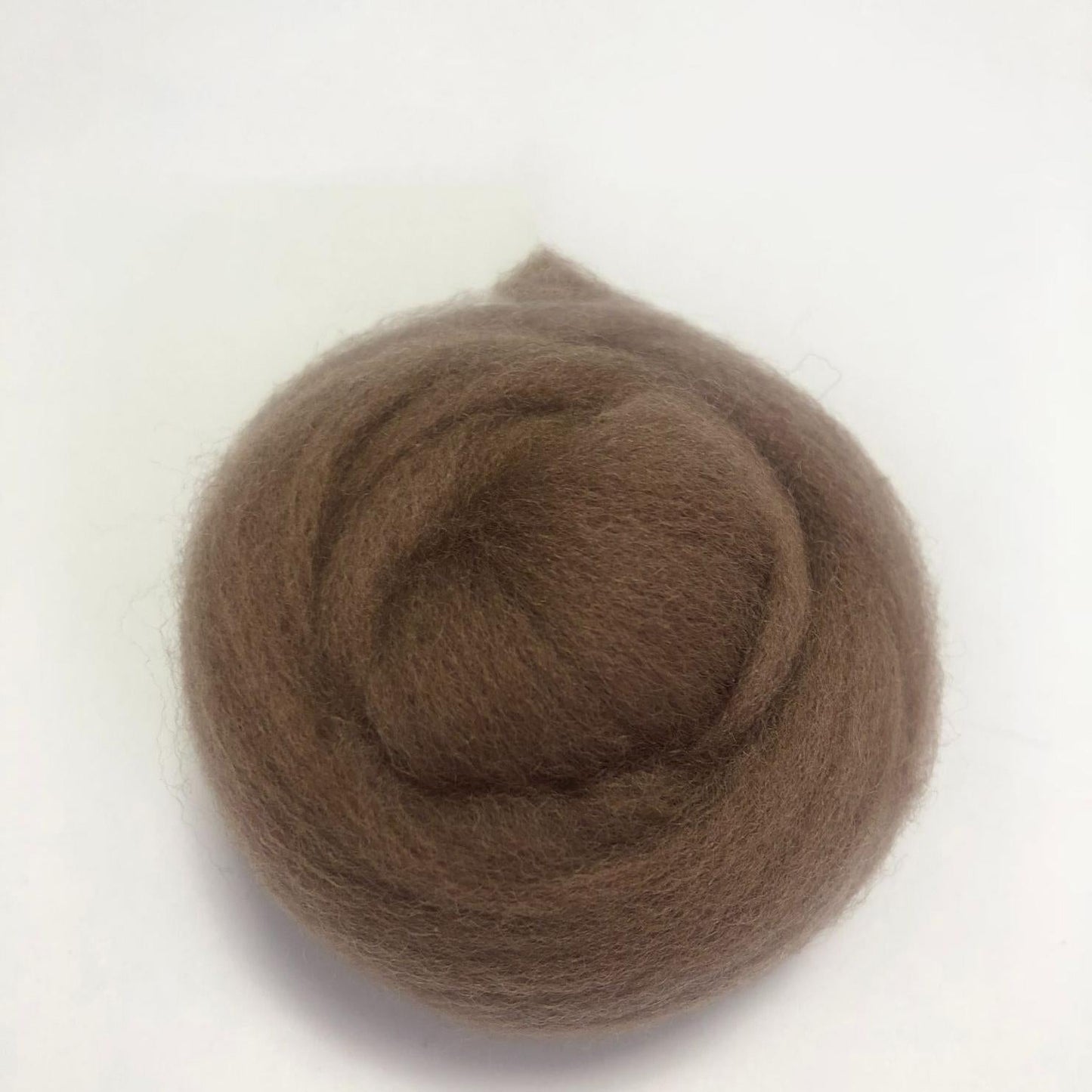 Needle Felting Wool Roving Walnut Khaki 66s Merino Wool Roving For Felting Needle Felting Supplies