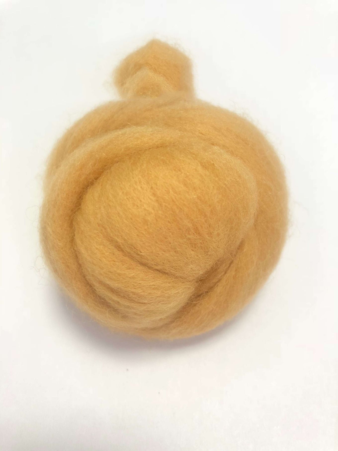 Needle Felting Wool Roving Champagne Brown 66s Merino Wool Roving For Felting Needle Felting Supplies