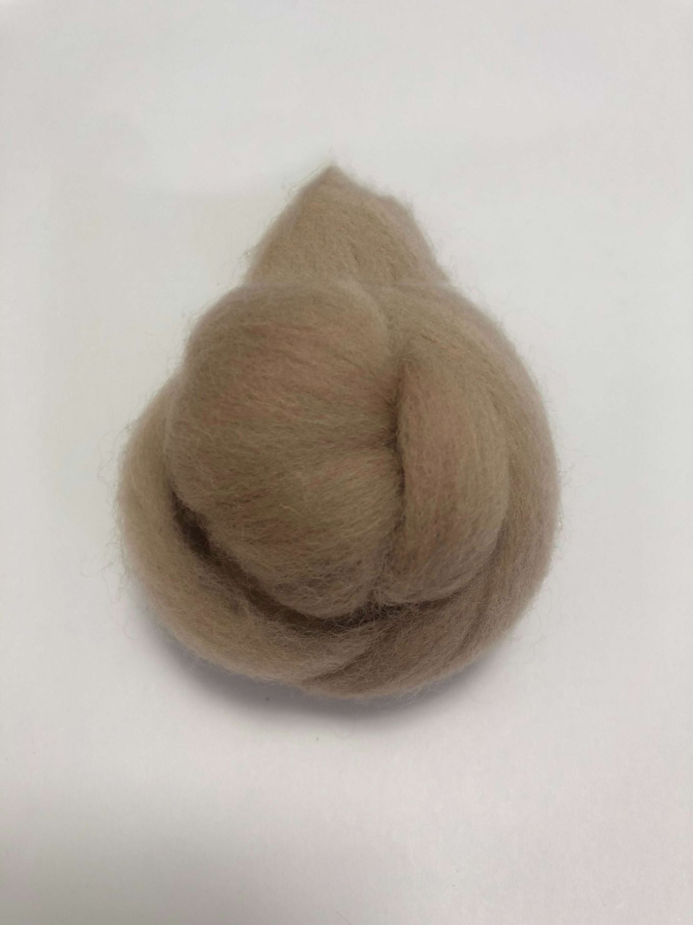 Needle Felting Wool Roving Soil Grey 66s Merino Wool Roving For Felting Needle Felting Supplies