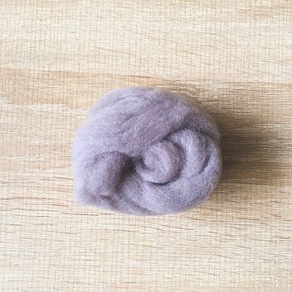 Needle felted wool felting modest gray wool Roving for felting supplies short fabric easy felt