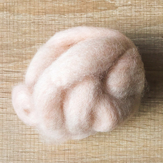 Needle felted wool felting mix Peanut butter wool Roving for felting supplies short fabric easy felt