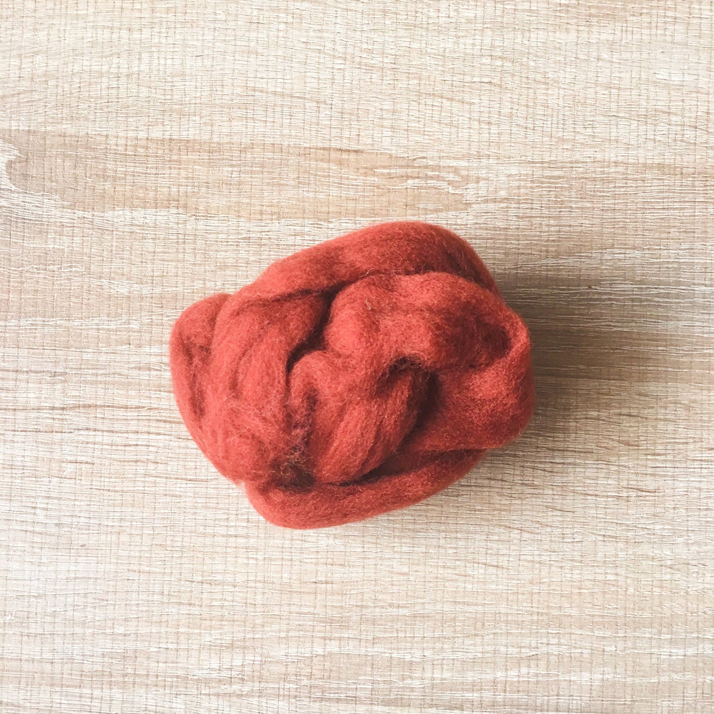 Needle felted wool felting red bean wool Roving for felting supplies short fabric easy felt