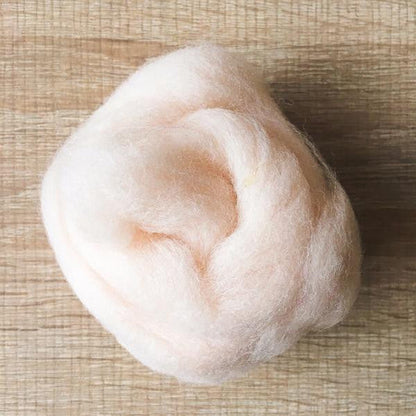 Needle felted supplies wool felting Green wool Roving for felting short fabric