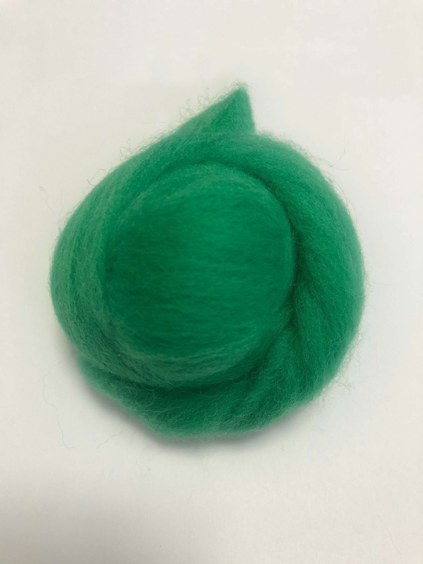 Needle Felting Wool Roving Iron Green 66s Merino Wool Roving For Felting Needle Felting Supplies