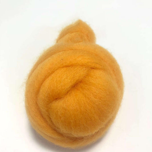 Needle Felting Wool Roving Pink Orange 66s Merino Wool Roving For Felting Needle Felting Supplies