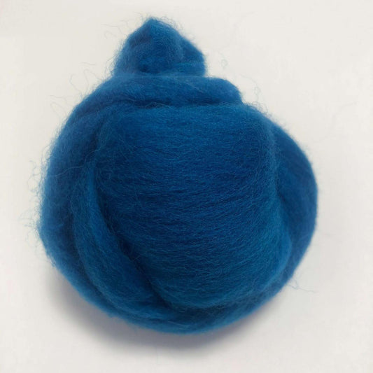 Needle Felting Wool Roving Berlin Blue 66s Merino Wool Roving For Felting Needle Felting Supplies