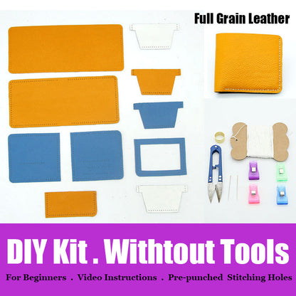 DIY Leather Wallet Kits DIY Leather Project DIY Leather Billfold DIY Leather Womens Wallet Kit