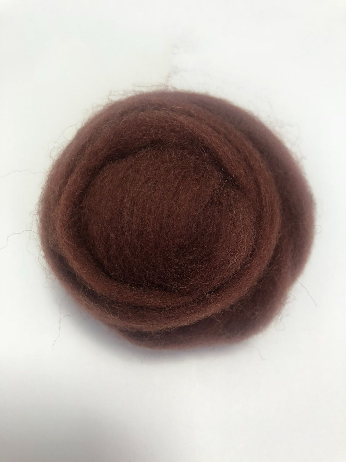 Needle Felting Wool Roving Red Coffee 66s Merino Wool Roving For Felting Needle Felting Supplies