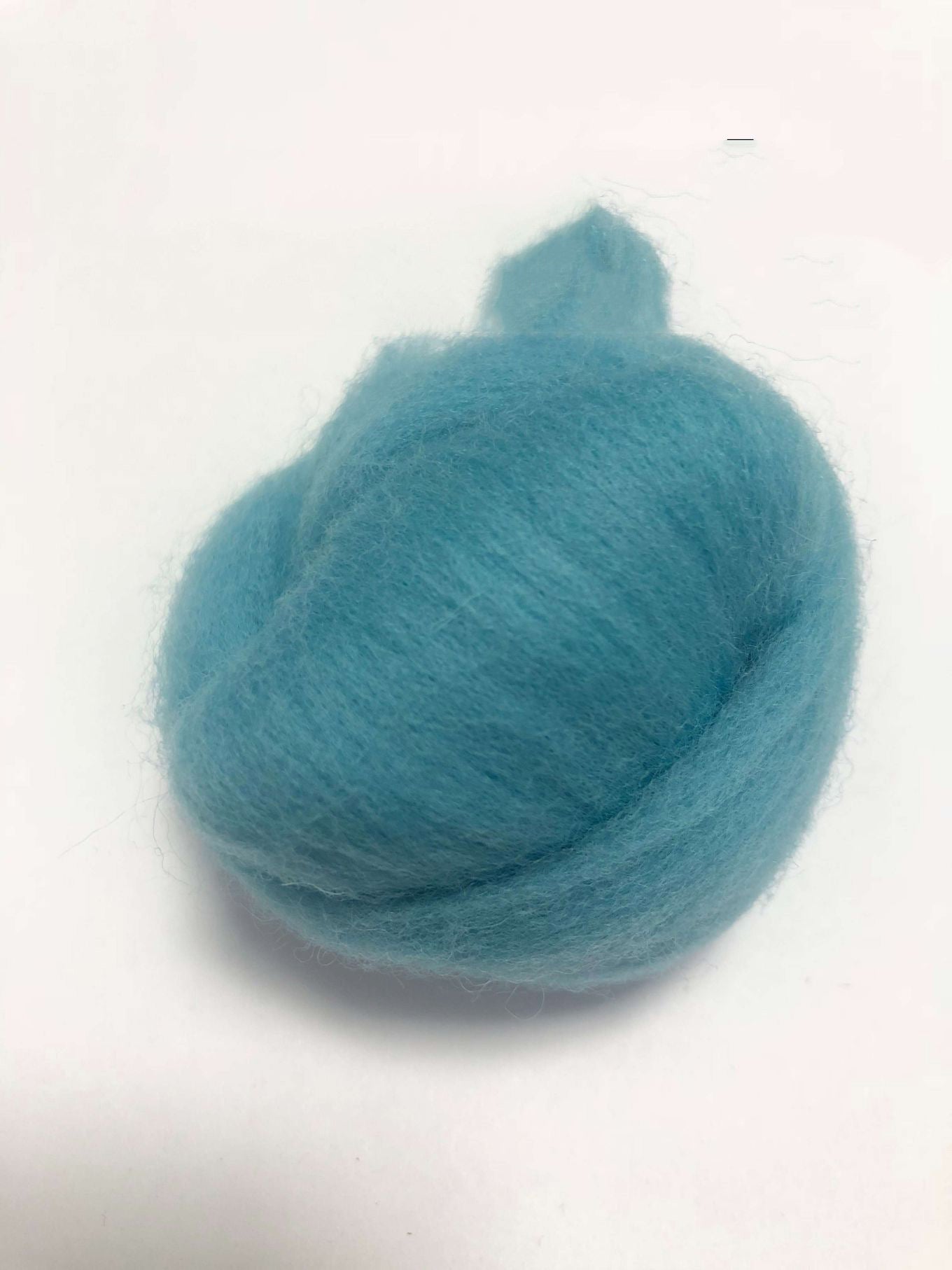 Needle Felting Wool Roving Sky Blue 66s Merino Wool Roving For Felting Needle Felting Supplies