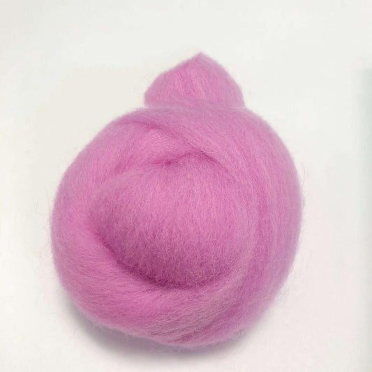 Needle Felting Wool Roving Pink Purple 66s Merino Wool Roving For Felting Needle Felting Supplies