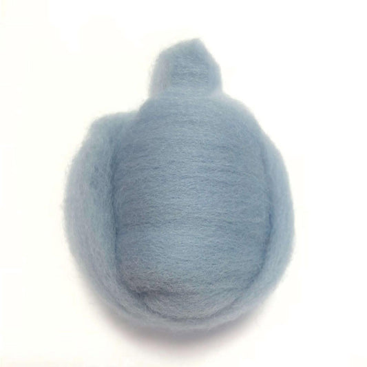 Needle Felting Wool Roving Spring Blue 66s Merino Wool Roving For Felting Needle Felting Supplies