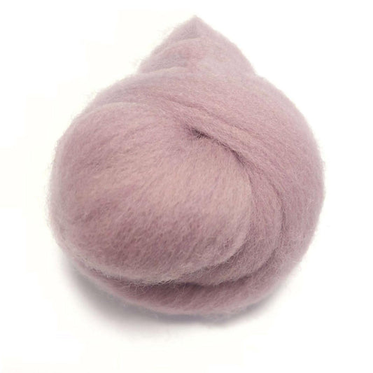 Needle Felting Wool Roving Snow Purple 66s Merino Wool Roving For Felting Needle Felting Supplies