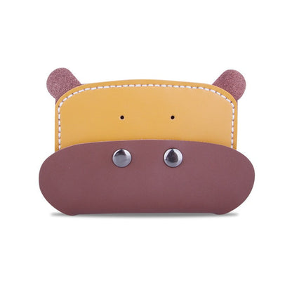 Hippo Leather Card Holder Kit DIY Leather Card Wallet Kit DIY Leather Projects DIY Leather Kit