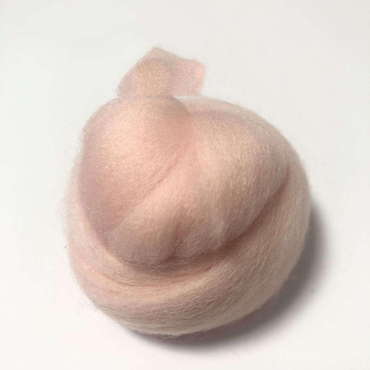 Needle Felting Wool Roving Light Pink 66s Merino Wool Roving For Felting Needle Felting Supplies