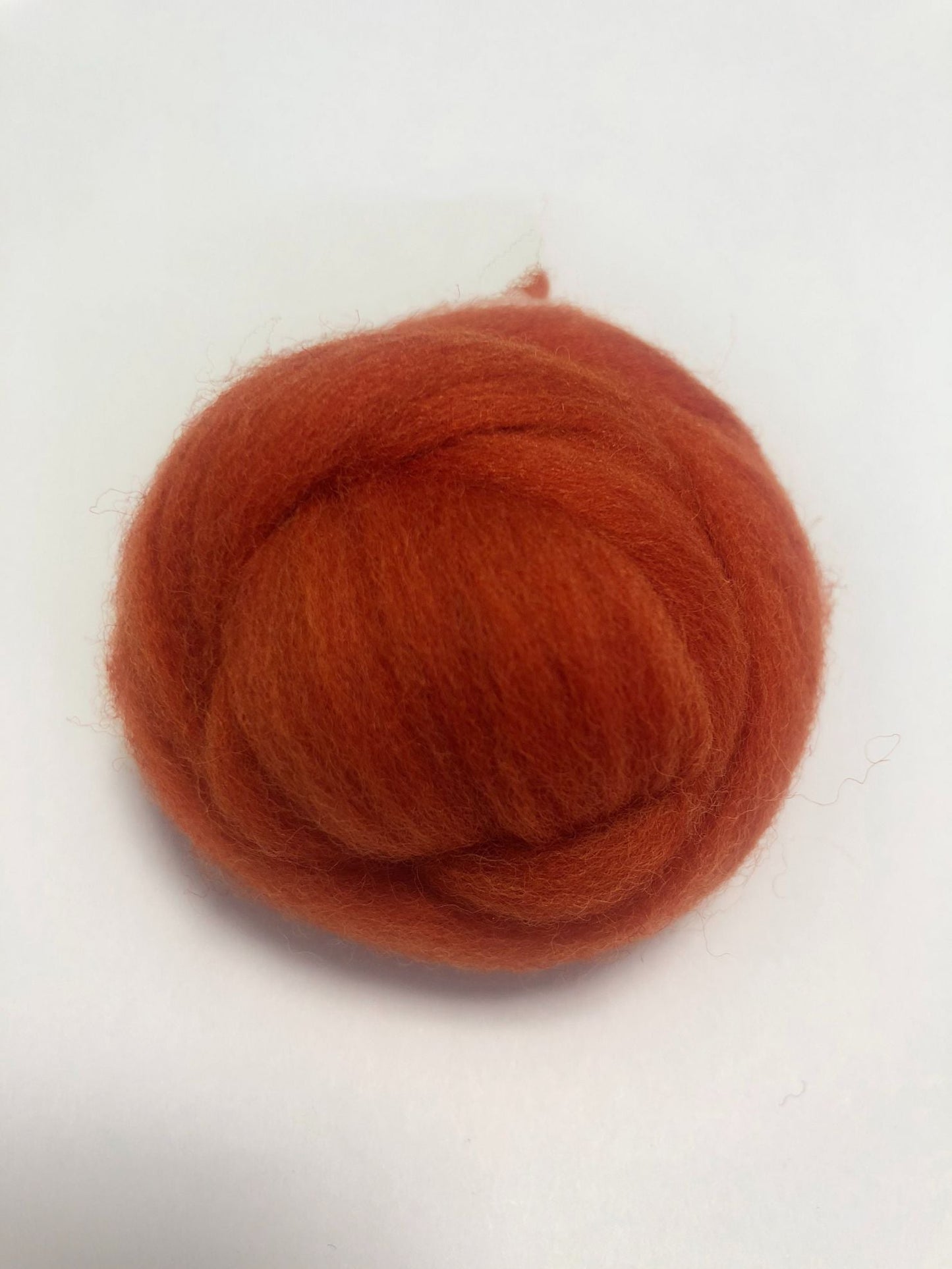 Needle Felting Wool Roving Red Brown 66s Merino Wool Roving For Felting Needle Felting Supplies