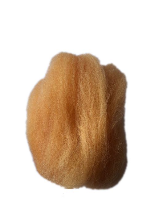 Needle Felting Wool Roving Shiba Inu Brown 66s Merino Wool Roving For Felting Needle Felting Supplies