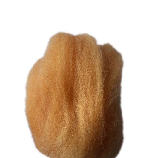 Needle Felting Wool Roving Shiba Inu Brown 66s Merino Wool Roving For Felting Needle Felting Supplies