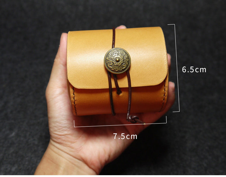 Leather Pattern Leather Coin Wallet Pattern Barrel Coin Case Leather Craft Pattern Leather Templates