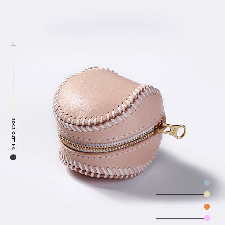 Leather Pattern Leather Coin Wallet Pattern BaseBall Coin Pouch Leather Craft Patterns Leather Templates