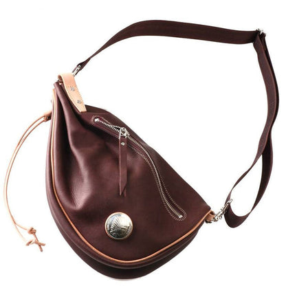 Cool Leather Drawstring Sling Bag Pattern Leather Patterns Crossbody Pack Leather Craft Pattern