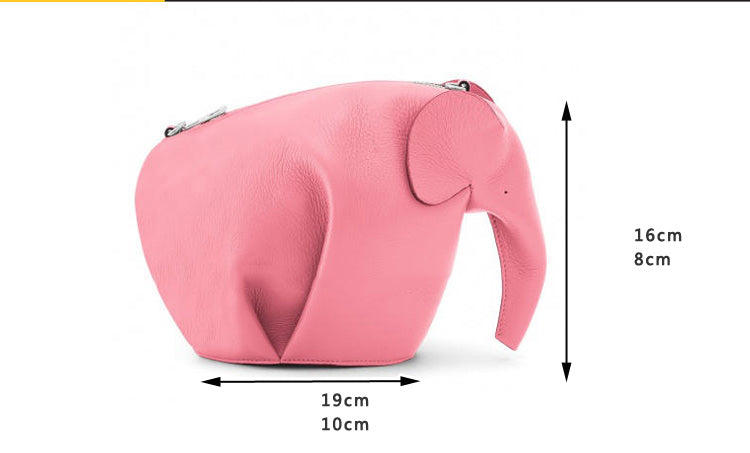 Cute Women Leather Elephant Side Bag Pattern Leather Pattern Women Elephant Crossbody Bag Leather Craft Patterns