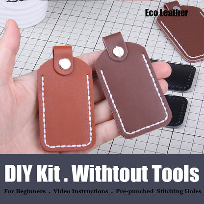 Cute DIY Leather Access Card Holder Kit DIY Leather Project DIY Leather Card Holder DIY Kit