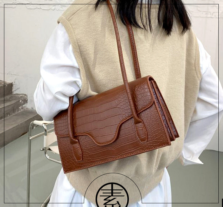 Leather Pattern Womens Leather Baguette Shoulder Bag Pattern Baguette Handbag Leather Craft Pattern