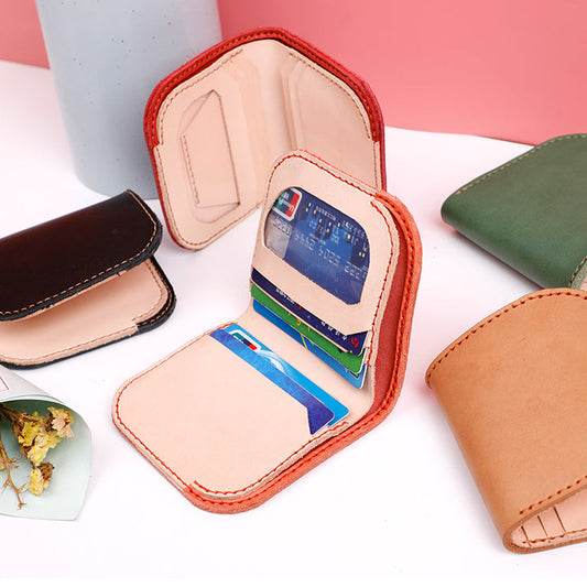 Women Leather Pattern Leather Billfold Wallet Pattern Small Wallet Leather Craft Patterns Leather Templates