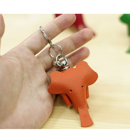 Leather Pattern Leather Elephant Pattern Key Charm Leather Craft Pattern Leather Templates