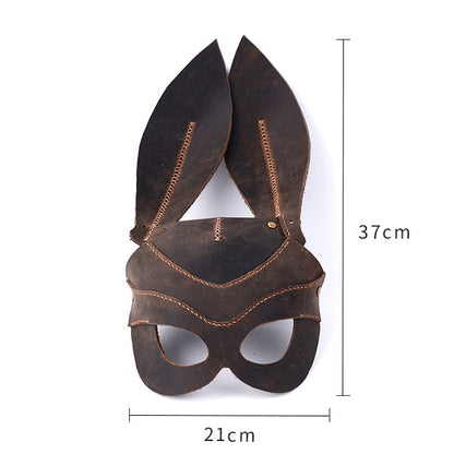 Leather Pattern Leather Halloween Mask Pattern Fox Bunny Mask Leather Craft Pattern Leather Templates