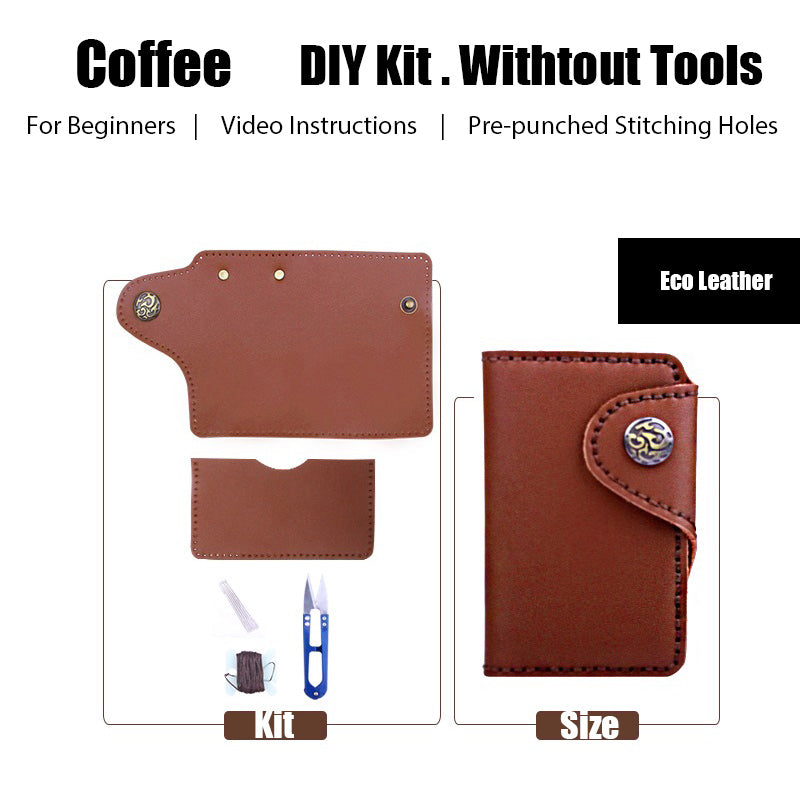 Leather Key Holder Kit DIY Leather Key Wallet Kit DIY Leather Projects DIY Leather Kit