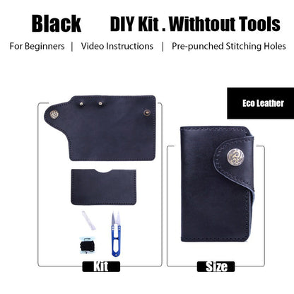 Leather Key Holder Kit DIY Leather Key Wallet Kit DIY Leather Projects DIY Leather Kit