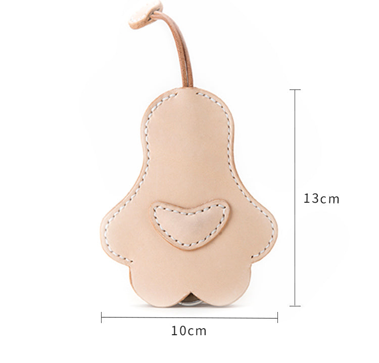 Cute Leather Pattern Leather Key Holders Pattern Cat Paw Keyring Leather Craft Pattern Leather Templates