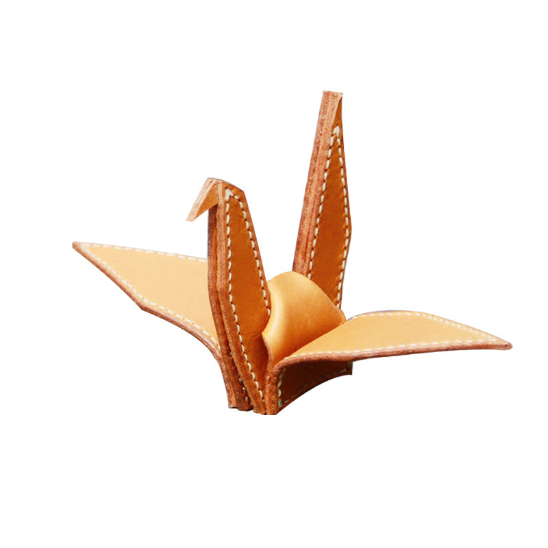 Leather Pattern Leather Paper Crane Pattern Bag Charm Leather Craft Pattern Leather Templates