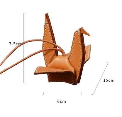 Leather Pattern Leather Paper Crane Pattern Bag Charm Leather Craft Pattern Leather Templates