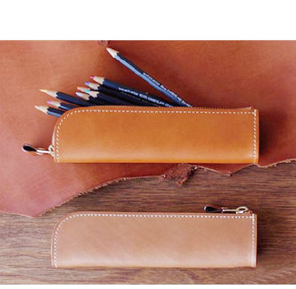 Leather Pattern Leather Pencil Case Pattern Pencil Bag Pouch with Zipper Leather Craft Pattern Leather Templates