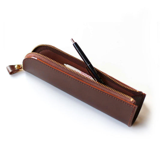 Leather Pattern Leather Pencil Case Pattern Pencil Bag Pouch with Zipper Leather Craft Pattern Leather Templates