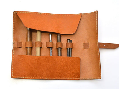 Leather Pattern Leather Roll Up Tool Bag Pattern Roll Up Pouch Leather Craft Pattern Leather Templates