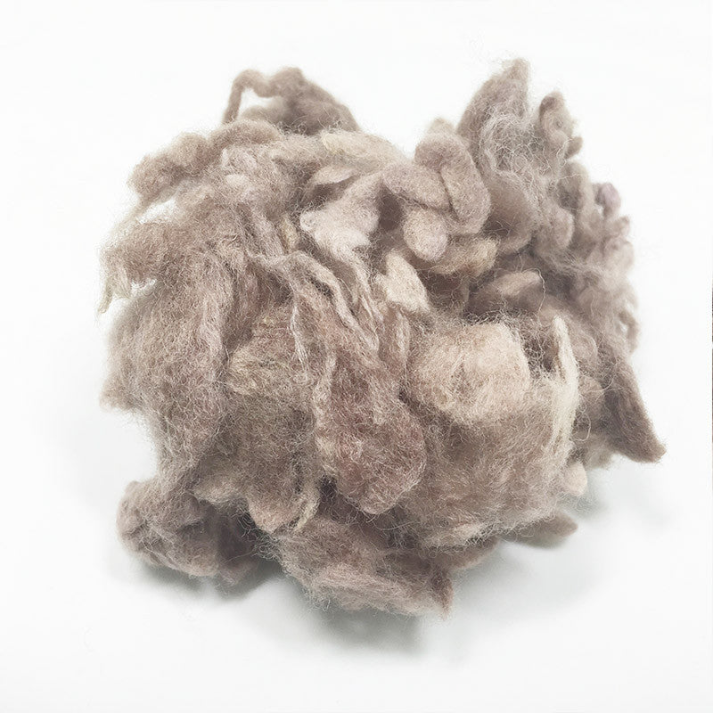 Needle felting supplies 10g Light coffee wool Curly Wool Curly Fiber for Wool Felt for Poodle Bichon and Sheep