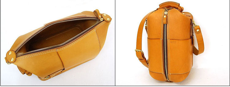 Mens Leather Barrel Side Bag Pattern Leather Pattern Bucket Shoulder Bag Leather Craft Pattern