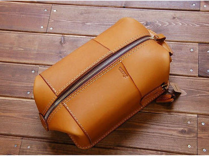 Mens Leather Barrel Side Bag Patterns Leather Pattern Bucket Shoulder Bag Leather Craft Pattern