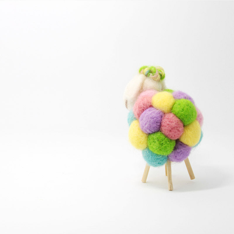 Needle Felted Felting project Animals Sheep Color Cute Craft