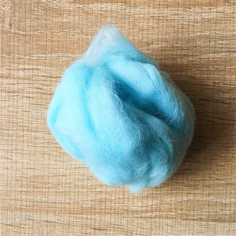 Needle felted wool felting Green New Water wool Roving for felting supplies short fabric easy felt