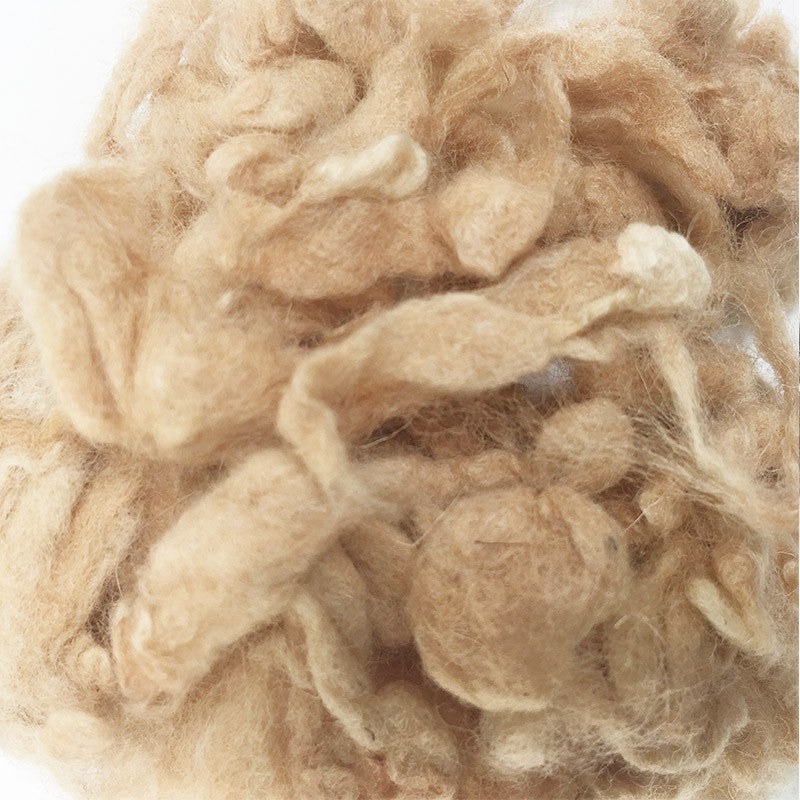 Needle felting supplies 10g Brown wool Curly Wool Curly Fiber for Wool Felt for Poodle Bichon and Sheep