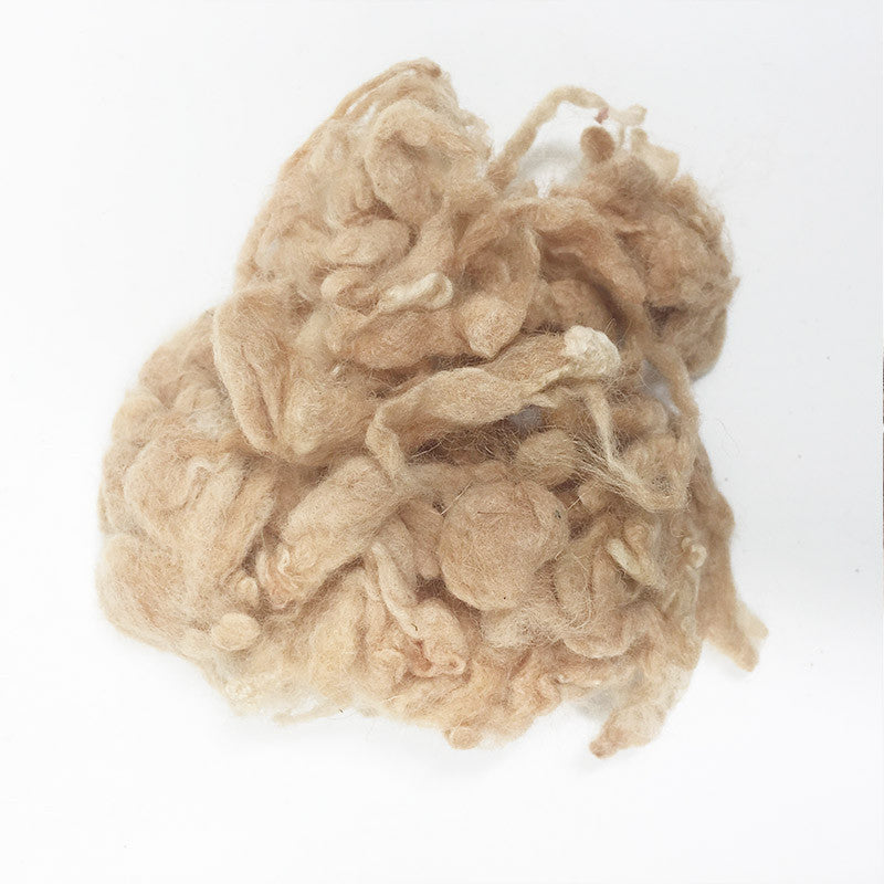 Needle felting supplies 10g Brown wool Curly Wool Curly Fiber for Wool Felt for Poodle Bichon and Sheep