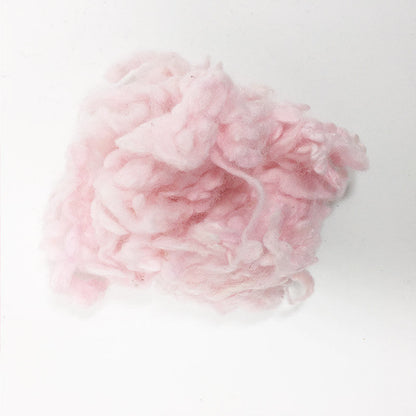 Needle felting supplies 10g Light pink wool Curly Wool Curly Fiber for Wool Felt for Poodle Bichon and Sheep