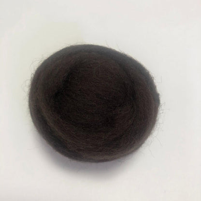 Needle Felting Wool Roving Gray Coffee 66s Merino Wool Roving For Felting Needle Felting Supplies