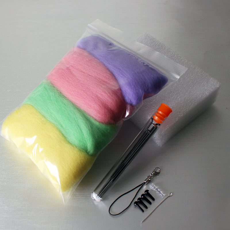 Needle Felting Wool White Wool Roving For Needle Felting Wool Felting Kits for Beginners