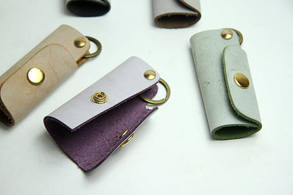 Purple Leather Key Holder Kit DIY Leather Key Organizers Kit DIY Leather Projects DIY Leather Kit